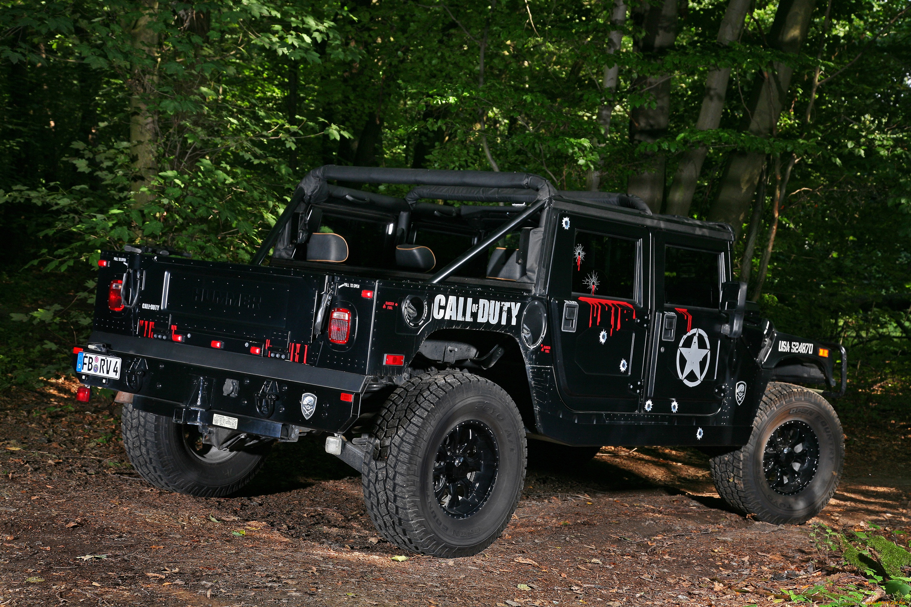 , hummer, black, h1